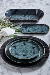 Neva N3158 Bitter Gülriz 27 Parça Yemek Takımı