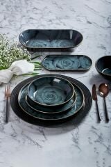 Neva N3158 Bitter Gülriz 27 Parça Yemek Takımı