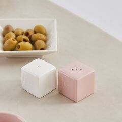 Karaca Trend Emboss 32 Parça 6 Kişilik Kahvaltı/Servis Takımı Kare Pink