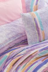 Tek Kişilik Nevresim Takımı Larry Pembe