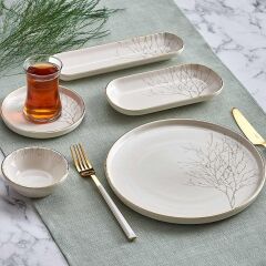 Neva N3219 Çınar Naturel 26 Prç Kahvaltı Takımı
