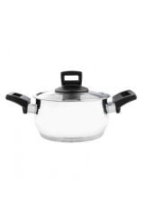 Galata Çelik 8 Parça Antibakteriyel Kulplu Çelik Tencere Seti