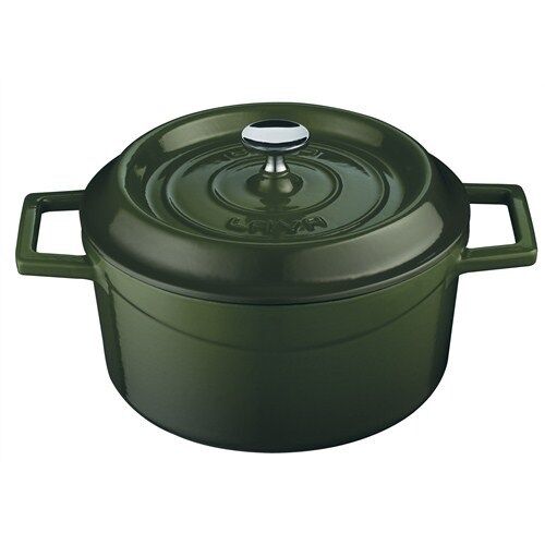 Lava Yuvarlak Tencere -çap(ø)20 Cm. Yeşil