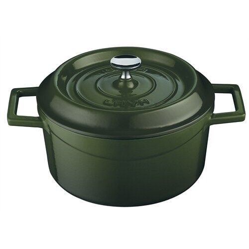 Lava Yuvarlak Tencere -çap(ø)20 Cm. Yeşil