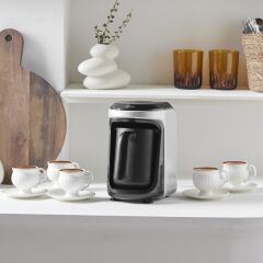 Karaca Hatır Hüp Aroma Türk Kahve Makinesi Pearl White