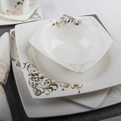 Aryıldız Ar 31007 Prestige Bone 83 Parça 12 Kişilik Porselen Yemek Takımı