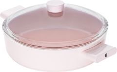 Emsan Swiss Crystal Karnıyarık Tenceresi Pembe 26 cm