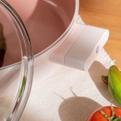 Emsan Swiss Crystal Karnıyarık Tenceresi Pembe 26 cm