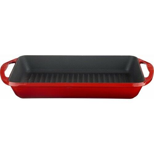 Lava Diktörgen Izgara Tava 22*32 Kırmızı Derin