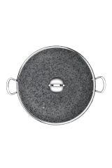 Brioni Stone-age 38 Cm Çizilmez Yanmaz Yapışmaz Indüksiyonlu Şef Tenceresi