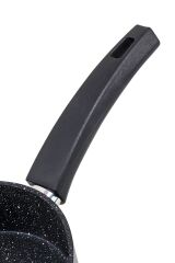 Acar Dark Star 7 Parça Granit Tencere Takımı Mavi Siyah