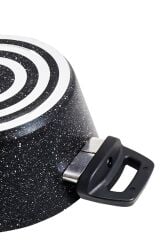 Acar Dark Star 7 Parça Granit Tencere Takımı Mavi Siyah