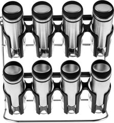 Karaca Walter Inox 8'li Standlı Dikdörtgen Baharat Takımı