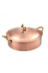 Karaca Alacahöyük Bakır Pilav Tencere 18 Cm