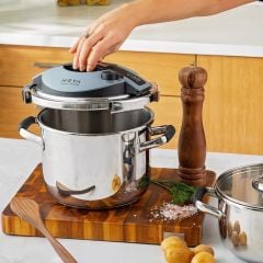 Karaca Nova Düdüklü Tencere Seti Siyah 4+6 Litre