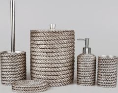 By Selim Rope Gümüş Banyo Seti Sb 174G10