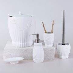 Selim Spring Banyo Seti Beyaz