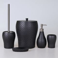 Selim Helix Banyo Seti Siyah