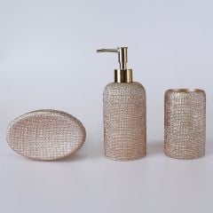 Natural 3'lü Banyo Seti Vizon
