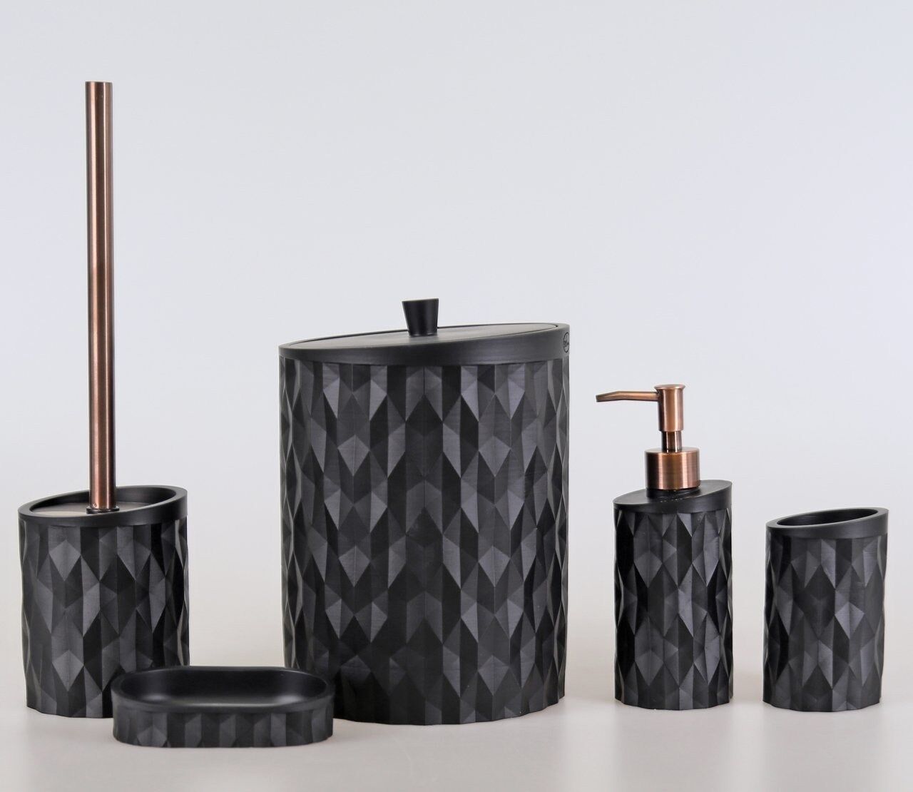 By Selim Prizma Banyo Seti Siyah