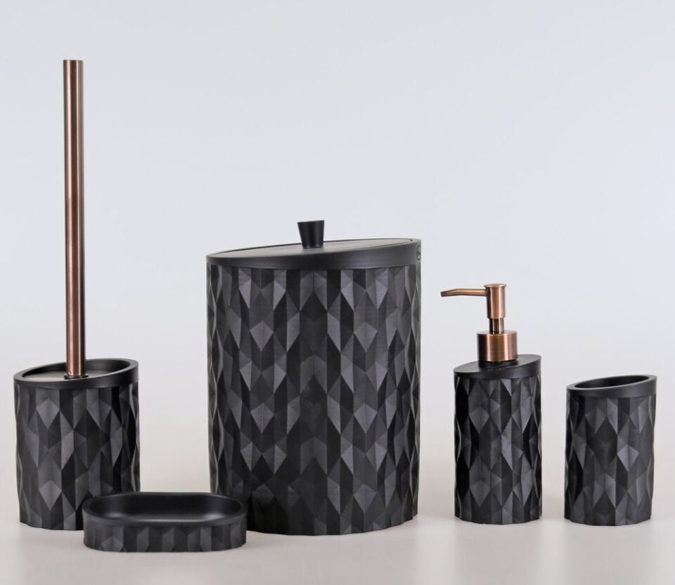 By Selim Prizma Banyo Seti Siyah