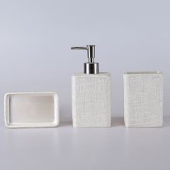 Linen 3'lü Banyo Seti Inci