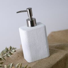 Linen 3'lü Banyo Seti Beyaz