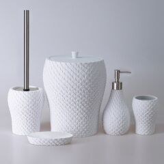 Selim Helix Banyo Seti Beyaz