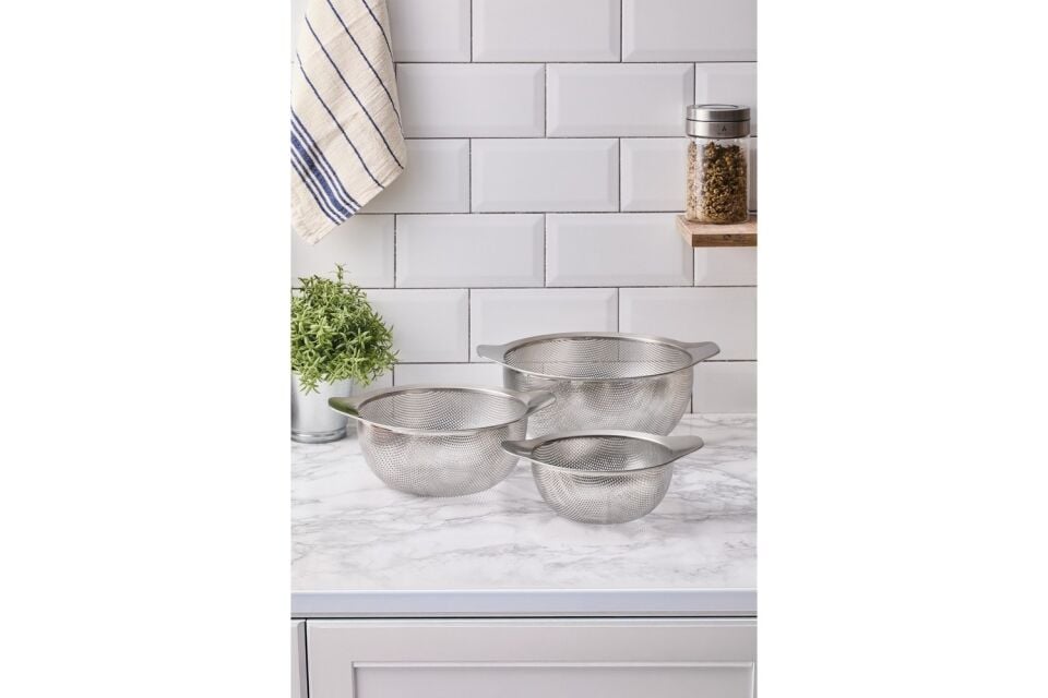 Aryıldız S/s Protools Kulplu Paslanmaz Çelik Süzgeç 22 Cm