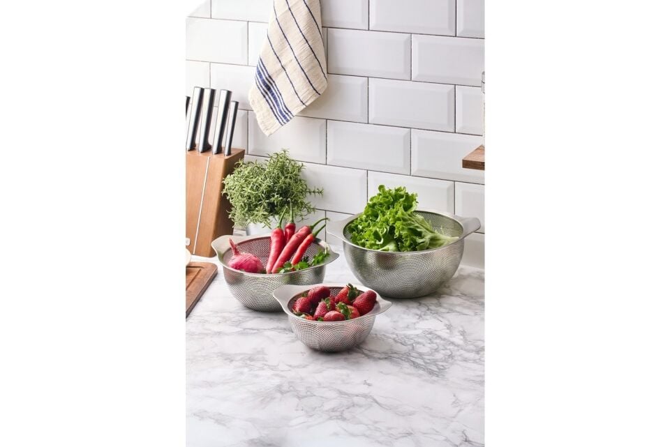 Aryıldız S/s Protools Kulplu Paslanmaz Çelik Süzgeç 22 Cm