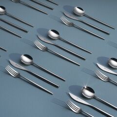 Karaca Mild 84 Parça 316+ Premium 12 Kişilik Kutulu Çatal Kaşık Bıçak Takımı