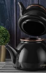 Neva N3171 Bitter Havana Emaye Demlik Seti