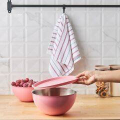 Emsan Flow Cup 2'li Saklama Kabı Pembe 20-24 cm