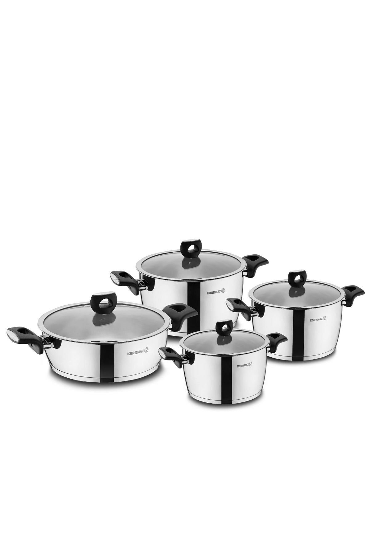 Korkmaz Nora 8 Parça Tencere Seti