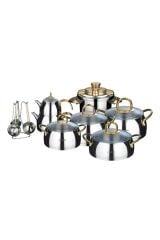 Emsan Aragon Gold 17 Parça Paslanmaz Çelik Çeyiz Seti