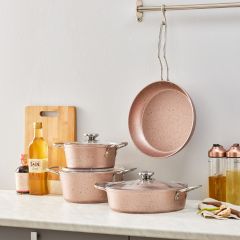 Karaca Ivy Biogranit 7 Parça Tencere Seti Rose