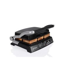 Arnica Diamond Granit Izgaralı Tost Makinesi Siyah