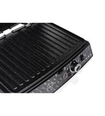 Arnica Diamond Granit Izgaralı Tost Makinesi Siyah