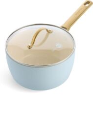 Greenpan Padova Gök Mavi Thermolon Yapıştırmaz 10 Parça Tencere Tava Seti