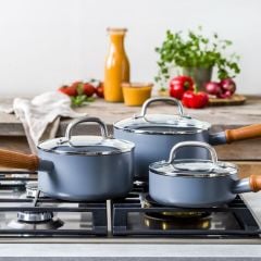 Greenpan Mayflower Thermolon Yapıştırmaz 6 Parça Tencere Seti