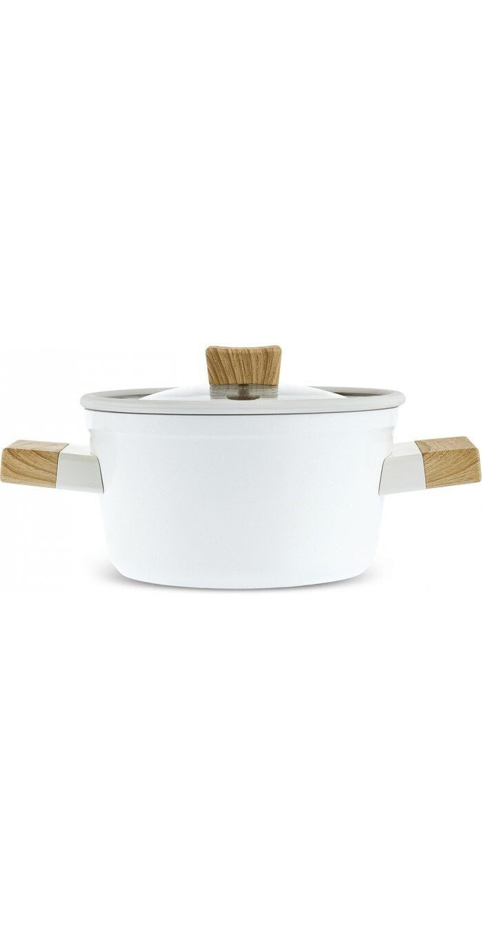 Karaca X Refika Swiss Crystal Creamy Wood Tencere 14 Cm