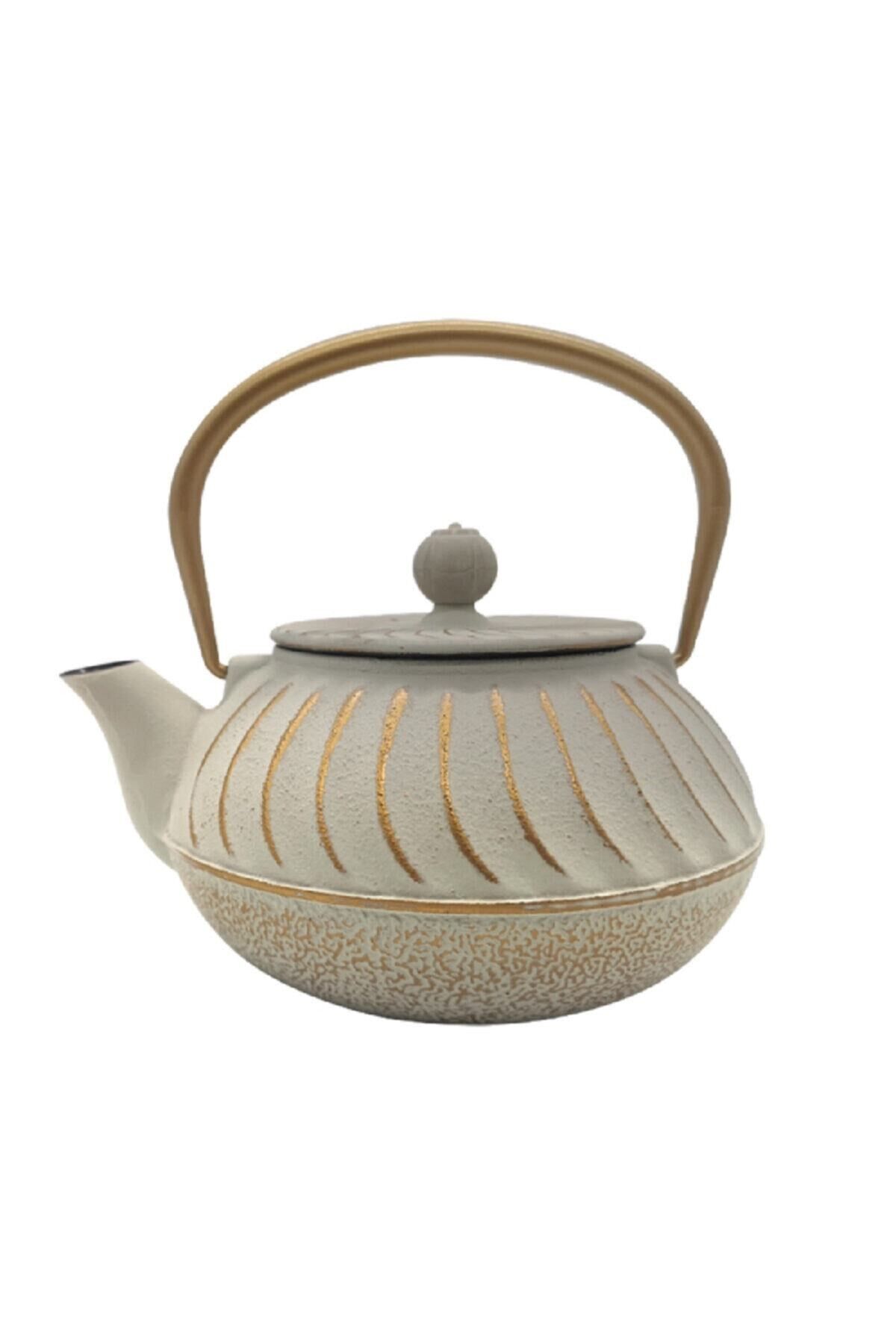 Linden - Sümbül Döküm Demlik 300 Ml Beyaz