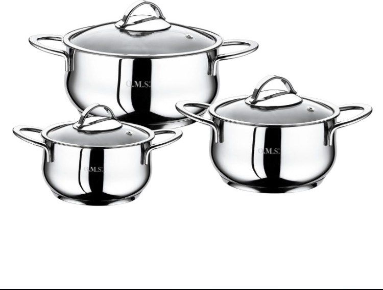 Oms Çelik Tencere Seti 6 Parça 1032 - 000886