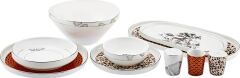 Karaca Streamline Safari 59 Parça 12 Kişilik New Bone Yemek Takımı