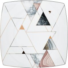 Karaca Fine Pearl Trace 62 Parça 12 Kişilik Yemek Takımı