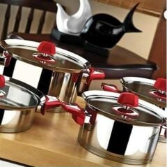 Aryıldız Çeyiz Seti Ideal Set 22 Parça Flamingo Kırmızı