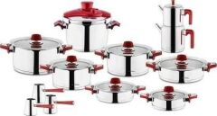 Aryıldız Çeyiz Seti Ideal Set 22 Parça Flamingo Kırmızı