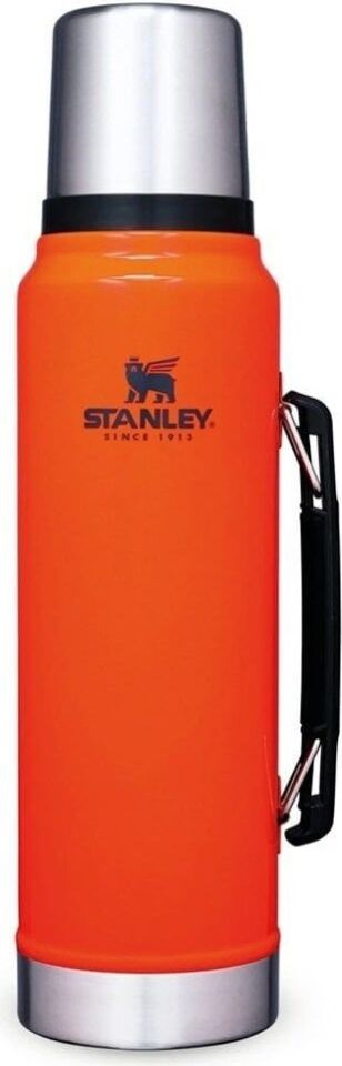 Stanley Klasik Vakumlu Paslanmaz Çelik Termos 1 Lt 1 Lt - Avcı Turuncusu