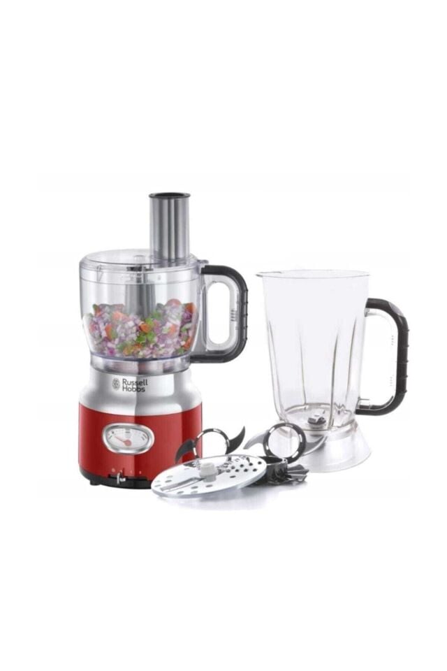 Russell Hobbs Retro Kırmızı Mutfak Robotu
