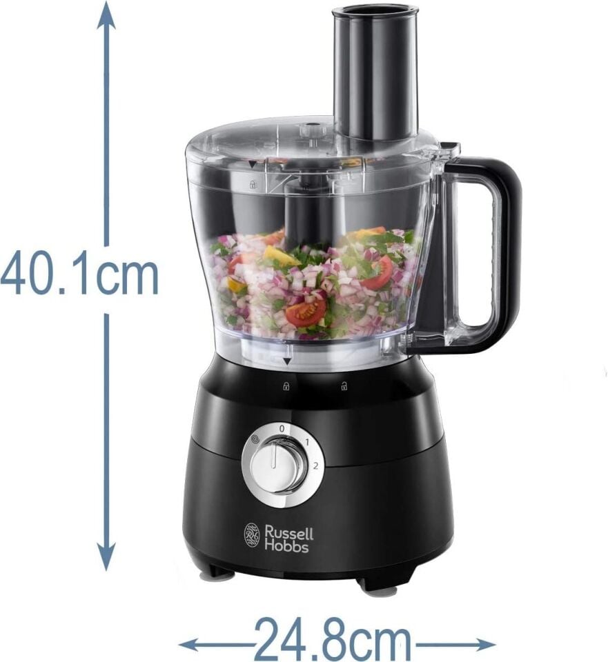 Russell Hobbs Mutfak Robotu 1,5 L - Mat Siyah